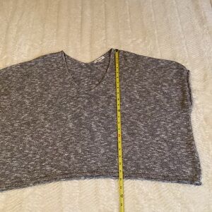 V Neck Madewell 2X Sweater Style Drop Shoulder Knit Top